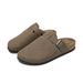 Unisex Comfortable Non-Slip Closed Toe Slippers plus Size Roman Sandals Couple's Cork Slippers Trendy Lazy Shoes Wholesale_vogvips.com
