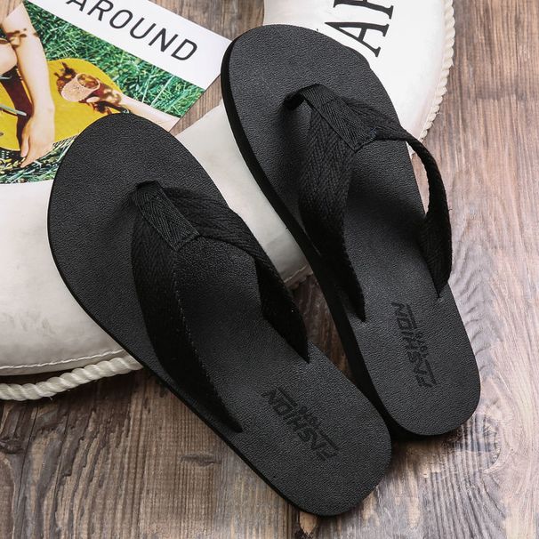 New Sandals Fashion Non-slip Soft Sole Flip-flops Students Wear Beach Shoes_vogvips.com