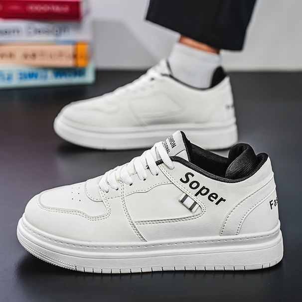 Men's Shoes Breathable Little White Shoes Men's Platform Sports Shoes Casual Board Shoes_vogvips.com
