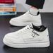 Summer New Breathable White Men's Korean Version Versatile Thick Soled Sports Casual Board Trendy Shoes_vogvips.com