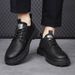 New Leather Spring Men's Shoes High-top Men's Heightening Tooling Martin Boots_vogvips.com