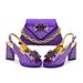 Shoe Bag Matching Fabric Splicing Leopard Print Road Wedding Party Formal Wear Daily Commute_vogvips.com
