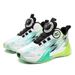 Kids' shoes leather boys basketball shoes spring and autumn children's rotating button single shoes campus sports shoes_vogvips.com