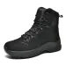 High-top Boots Men Anti-slip Lace-up Breathable Casual Sports Shoes Men Wear-resistant Lace-up Low-top Outdoor Men Hiking Shoes_vogvips.com