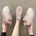 Dad For Women Spring 2024 Hot Style Mesh Breathable Gradient Color Casual Trendy Ins Fashion Thin Sports Shoes_vogvips.com