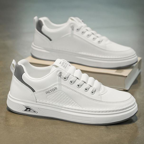 Men's Shoes Little White Shoes Men's Versatile Platform Sports Shoes Casual Board Shoes Trendy Shoes_vogvips.com