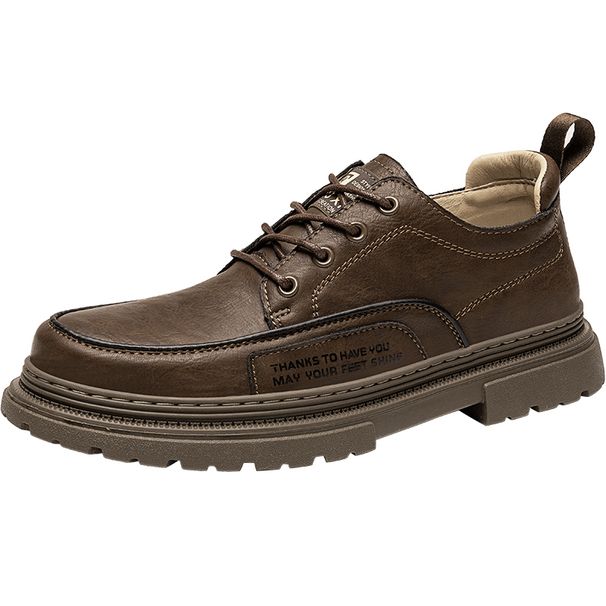 New Leather Spring Men's Shoes High-top Men's Heightening Tooling Martin Boots_vogvips.com