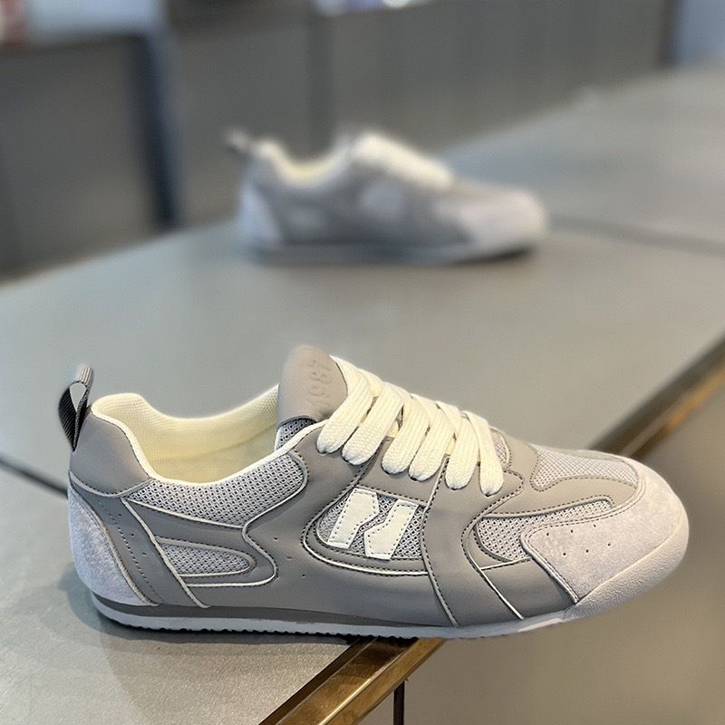 Men's Shoes Low-Top Lace-Up Sneakers - Breathable Mesh & Soft Sole Casual Shoes For Everyday Comfort Casual Fashion Shoes_vogvips.com