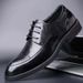 Men's leather leather business dress men's shoes_vogvips.com