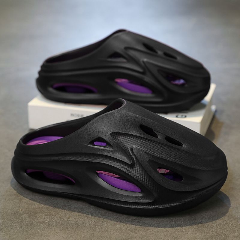 Men's Clogs 2025 New Summer Non-Slip Beach Sandals Outdoor Sports Dual-Use Closed-Toe Slippers_vogvips.com