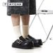 New Summer Boken Thick Soled High Head Slippers For Men's American Niche Mules With Metal Buckle Beach Shoes_vogvips.com