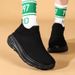 Men's Sports Shoes Mesh Breathable Soft-soled Casual Shoes Light Soft Running Shoes Non-slip Thick-soled Couple's Tennis Shoes_vogvips.com