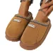 Womens Embroidered Trim Platform Mule Summer Comfort Slippers Warm Fleece Lined Indoor Outdoor Footwear_vogvips.com
