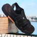 Sandals Men's New Summer Thick Soled Beach Dad's Shoes, Fashionable, Casual, Comfortable Sandals For Men_vogvips.com