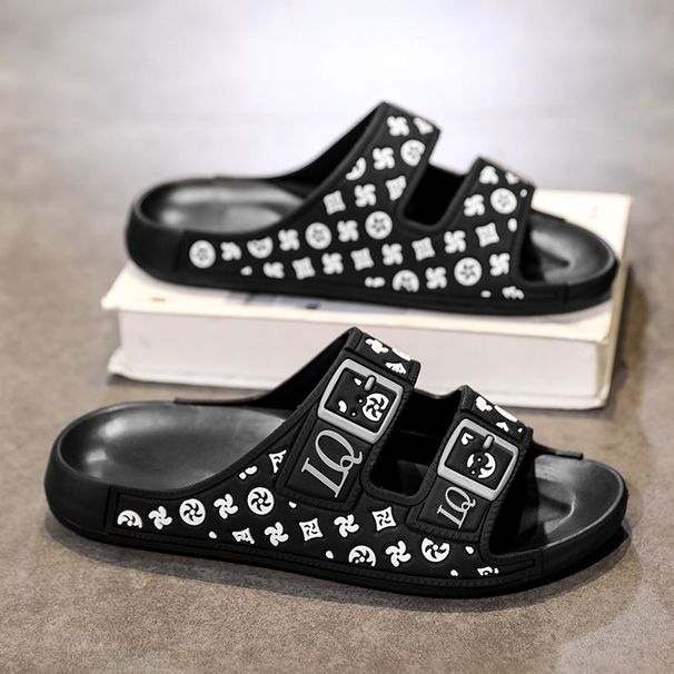 Men's New Summer Home Thick Soft Soles Lightweight Go Out Durable Flip Flops Cross Border Large Size Slippers_vogvips.com