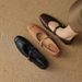 Retro French Mary Jane Strap Super Women's Shoes, 2024 New Summer Soft Sole Flat Heel_vogvips.com