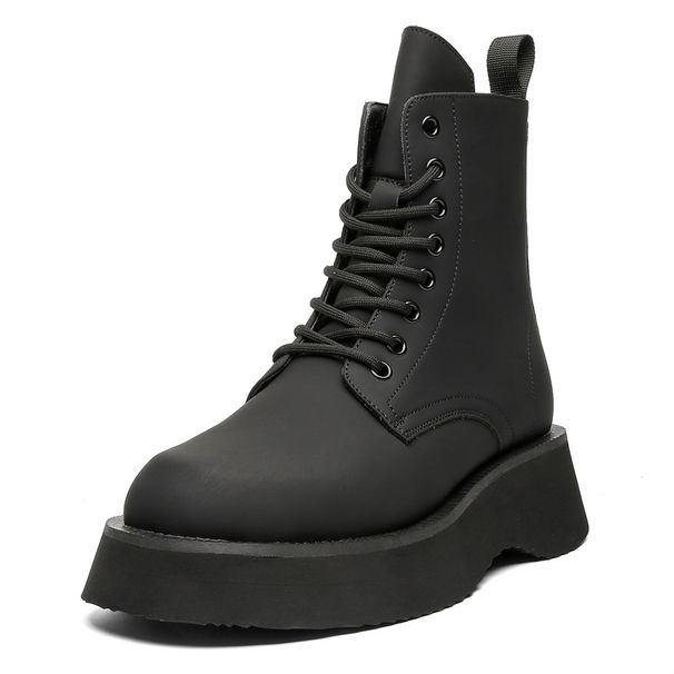 Martin Boots Men's Medium Boots Black Tooling Chelsea Men's Boots_vogvips.com