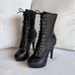 Chain Boots, High Heels, Thin Short Boots, Pole Dancing Catwalk Performance Shoes_vogvips.com