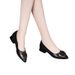 Soft Leather Shallow Mouth Single Shoes Women's Patent Leather Non-slip Soft Sole Breathable Mother Work Shoes Women's Small Leather Shoes_vogvips.com
