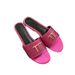 2024 Summer New Flat Rhinestone One-Word Sandals Letter Non-Slip Casual Outdoor Classic Beach Slippers For Women_vogvips.com