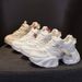 Thick-soled Transparent Mesh And Double-layer Mesh Heightening Dad Shoes Casual Versatile Style Small Women's Shoes_vogvips.com