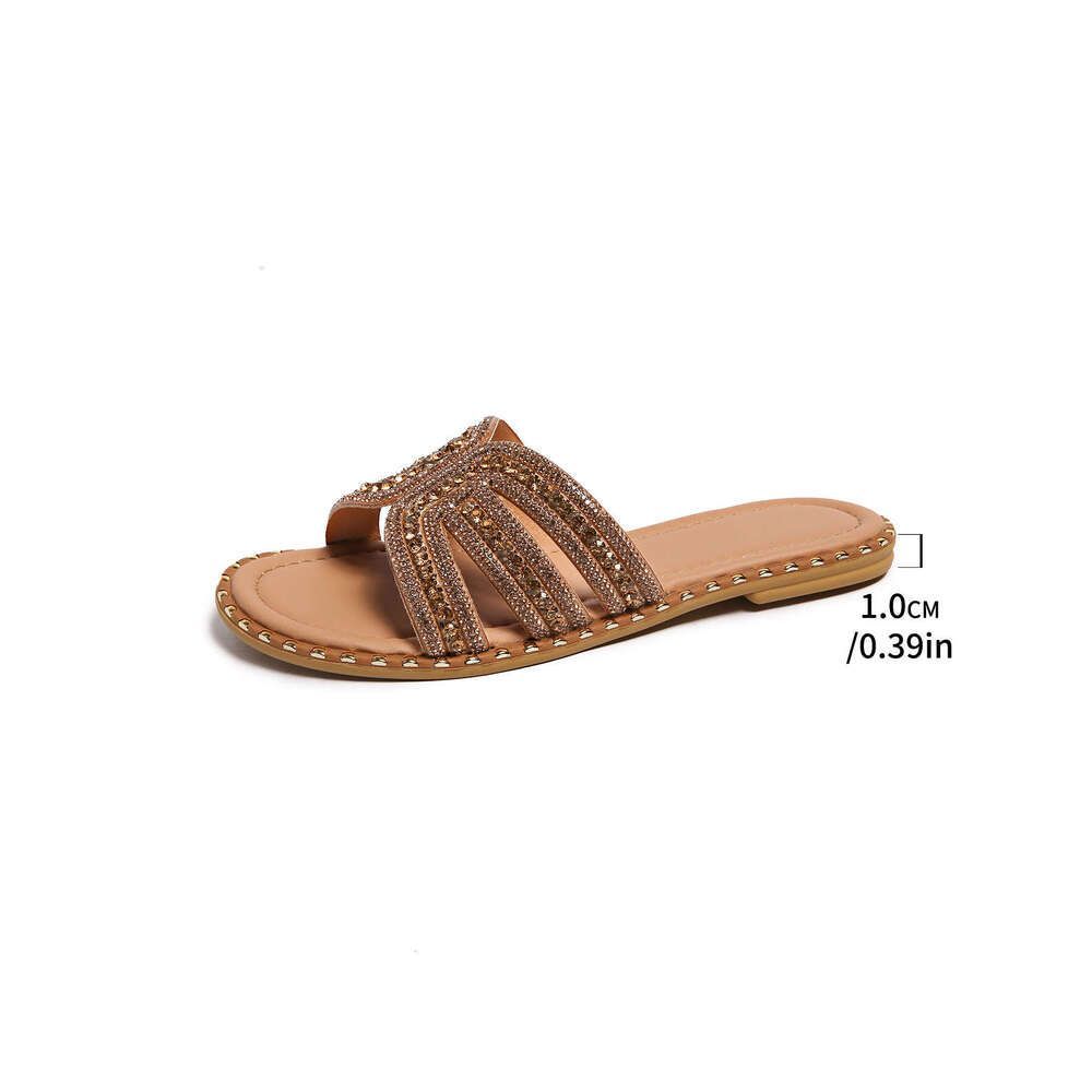 Sandals Women Summer Slides Wedges Slippers Party Breathable Beach Slip Arch Support Fashion Luxury Shoes_vogvips.com
