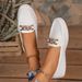 Women's Plus Size Flat Loafers Autumn Fashionable Lightweight Breathable Comfortable High_vogvips.com