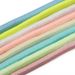 Shoe Accessories round luminous fluorescent polyester colored shoelaces suitable for sports shoes,sneakers,dad shoes,flying woven shoes_vogvips.com