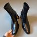 【Super Stylish Slim Boots】Square Toe Chunky High Heel Stretch Elegant Versatile Ankle Boots_vogvips.com