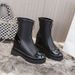 2025 Autumn New Short Boots, Over-the-Knee Height Increasing Wom's Shoes, Slim Fashion Front Zipper Long Boots For_vogvips.com