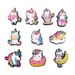10 Cute Unicorn Shoe Buckle Cartoon Fun Decorative Buckle_vogvips.com