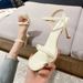 Hui Liya Women's High-Heeled With Thin Heels, Sexy Internet Celebrity Style, Open-Toed Fairy-Style One-Strap Buckle_vogvips.com