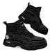 European Warm Series High-top Martin Spring 2025 New Work Shoes Men's Korean Version Versatile British Style Thick-soled Ankle Boots_vogvips.com