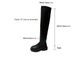 Plus Size 2023 Autumn Winter New Elastic Women Platform Thick Sole High Slim Side Zipper Over-the-Knee Long Boots_vogvips.com