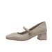 BEIJIANI 332-33 Women's Cross-Border Sheepskin Chunky Heel Mary Jane Shoes With Single Strap And Soft Leather_vogvips.com