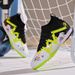 High top football shoes male youth adult AG long nails TF broken nails anti-slip wear sports training shoes_vogvips.com
