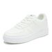 Thick Soled White Shoes For Female Students, Korean Version, Spring And Winter New Items, With Added Velvet, Sports_vogvips.com