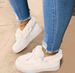 Winter Round Toe Thick Sole Fleece Lined Thickened Warm Cotton Shoes For Women, Large Size, Stitched Bag Shoes, Snow_vogvips.com
