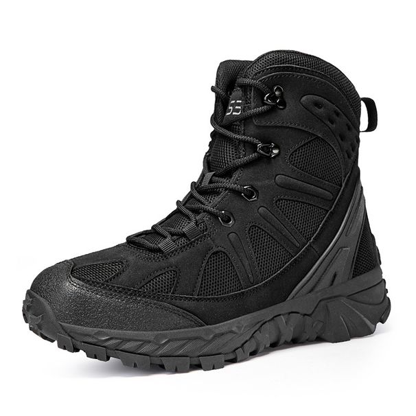 Tactical Boots For Men, Wear-resistant And Anti Slip Field Special Forces Hiking Boots_vogvips.com