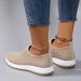 Spring New Women's Fashionable, Breathable, Lightweight, Non-slip, Wear-resistant, Casual Sports Shoes, Flat Shoes_vogvips.com