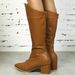 326-10 Long With Pointed Toes Thick Heels, Comfortable And Elegant Fashion Style, Warm Women's Boots_vogvips.com