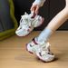 Thick-soled Heightening Dad Shoes Female Student Sports Running Shoes Casual Shoes_vogvips.com