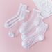 5 Pairs Women's Lace Summer Fashion Sexy Transparent Thin Women Non-slip Ultra-thin Socks Female Ankle Sock_vogvips.com