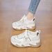 Korean Version Of Dad For Women 2025 New Spring Fashion Interior Height Increasing Casual Thick Sole Color Blocked_vogvips.com