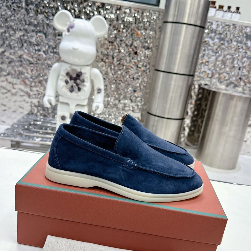 () Spring And Autumn Single Men's Casual Large Flat Bottom One Step Bean Genuine Leather Le Fu Shoes_vogvips.com