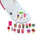 18 Sets Of Cute Candy Shoes Flower Children's Gift Accessories PVC Soft Rubber Shoe Buckle_vogvips.com