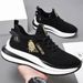Sports Casual For Foreign Trade, New Trendy Summer Shoes, Round-Toe Black Spring Men's Shoes_vogvips.com