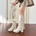 Two-Way Detachable Leg Long Women's 2025 New Autumn Winter Thick Heel Over-the-Knee Slip-On Riding Boots_vogvips.com