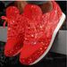 New Plus Sports And Casual Sequins, Sponge Heels, Breathable Student Women's Shoes, Size 43_vogvips.com