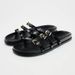 SHLIANG Casual Flat Women Beach Slippers Outdoor Thick Bottom Female Summer Slides Metal Buckle Soft Leather Walking Ladies Roman Shoes Y0276_vogvips.com